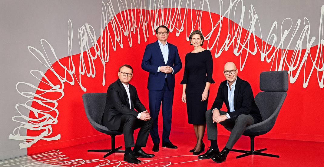 Vorstandsfoto: Rainer Beaujean, Ralf Peter Gierig, Wolfgang Link, Christine Scheffler (Foto)